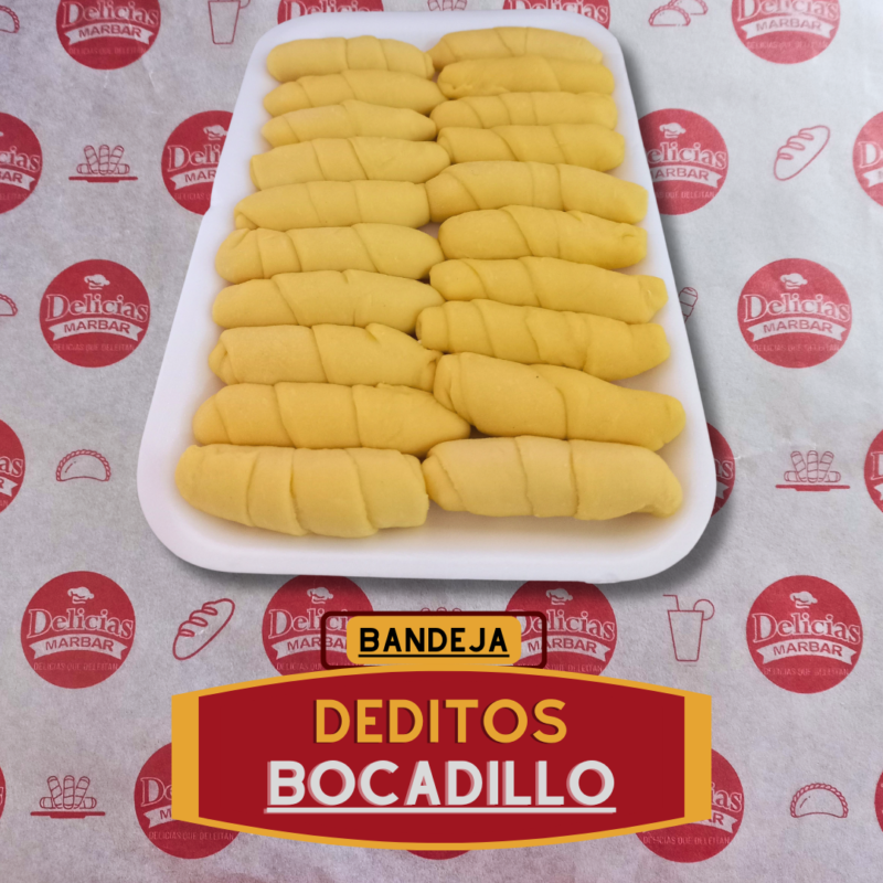BANDEJAS DEDITOS DE BOCADILLO X 20 UNIDADES