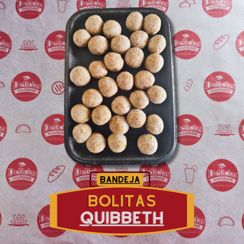 BANDEJA BOLITAS QUIBBES X 30 UNIDADES
