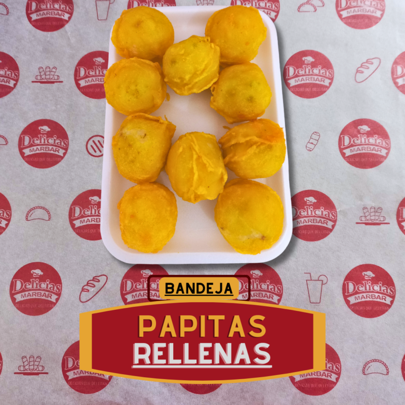 BANDEJA PAPITAS RELLENAS X 10 UNIDADES